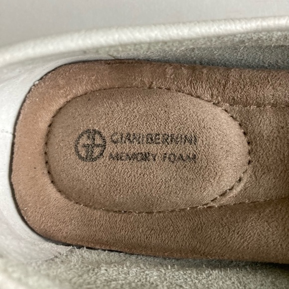 Giani Bernini GB Dailyn White Pebble Genuine Leather Loafers size 8.5 - Picture 11 of 16